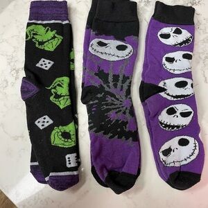 Themed Socks - Black, Green, Purple